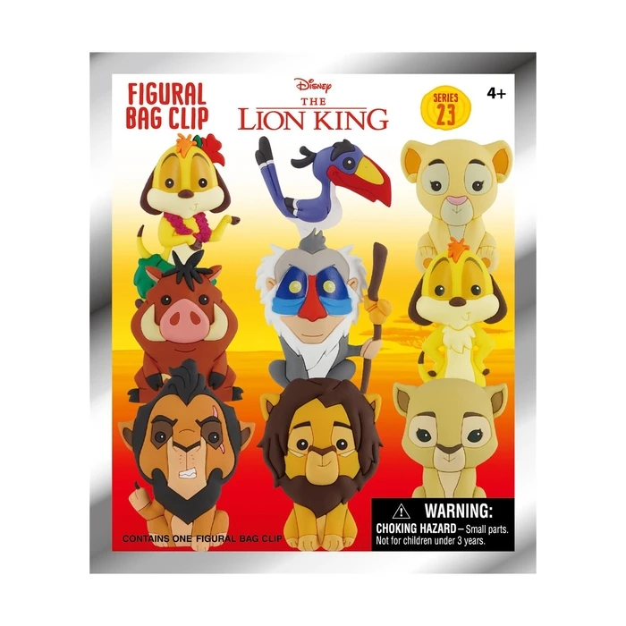 Μπρελόκ Monogram Disney: The Lion King (Blind Bag/Random) 3D Foam Bag Clips Figures