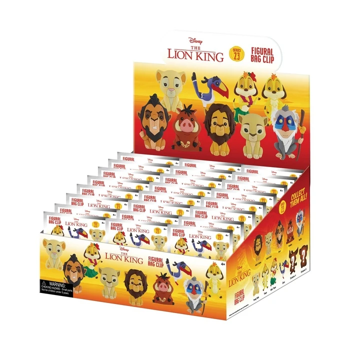 Μπρελόκ Monogram Disney: The Lion King (Blind Bag/Random) 3D Foam Bag Clips Figures