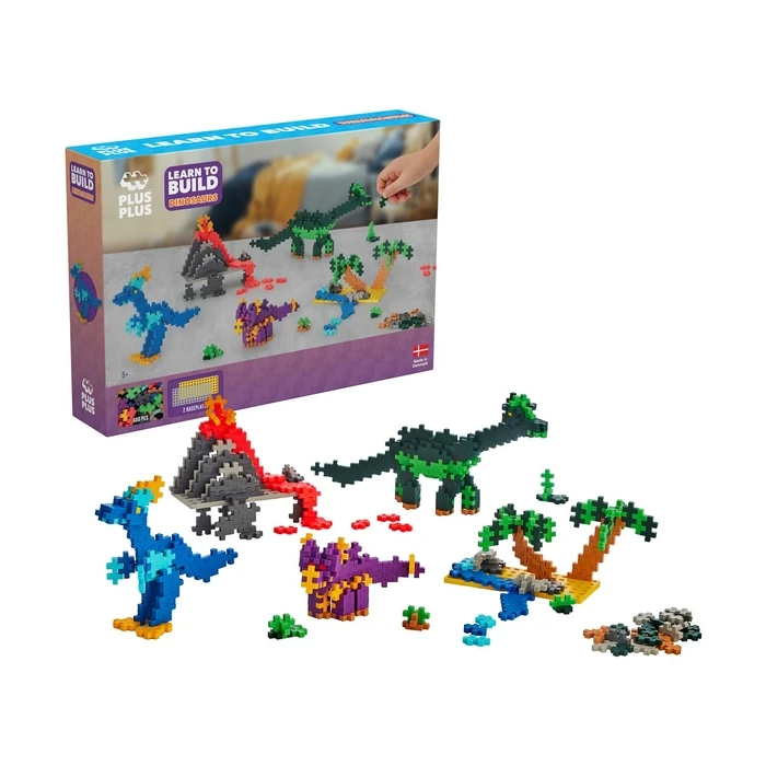 Τουβλάκια Giochi Preziosi Plus-Plus: Learn to Build - Dinosaurus (PLS3918)