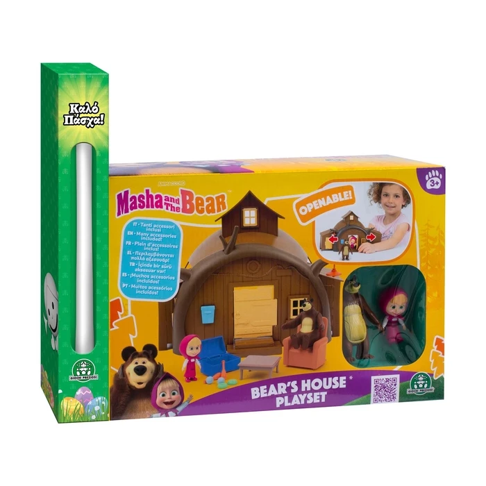 Μινιατούρα Giochi Preziosi Masha and the Bear Bear's House Playset (MHA22000)