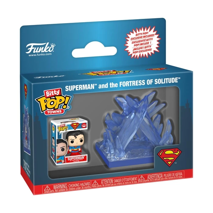Φιγούρα Funko Bitty Pop! Towns DC: Superman - Superman and The Fortress of Solitude