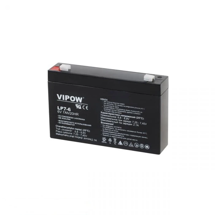 Μπαταρία Μολύβδου Vipow GEL 6V 7Ah 151x34x94(101) mm