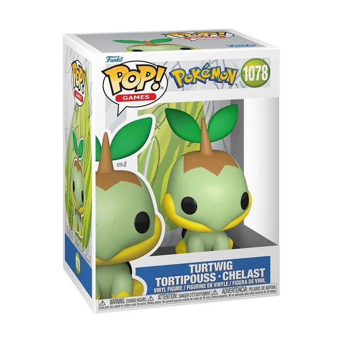 Funko Pop Games Pokemon Turtwig Chelast Vinyl Figure