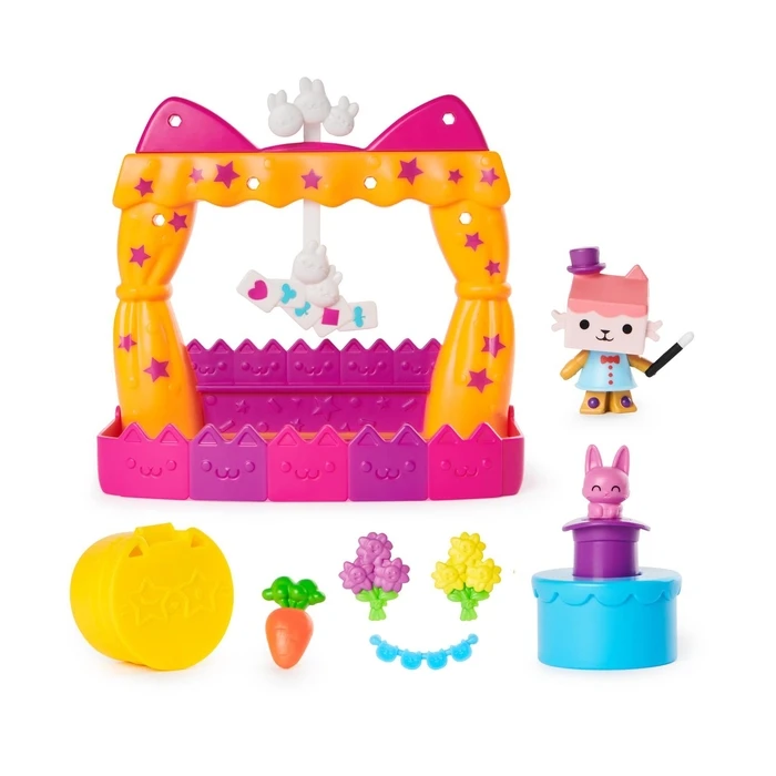 Μινιατούρα Spin Master Gabbys Dollhouse: Cat-Errific Celebration - Baby Box Cats Talent Show Balcony Set (20146521)*