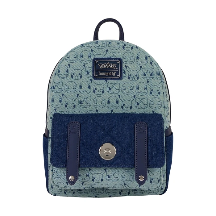 Σχολική Τσάντα Loungefly Pokémon - Faux Denim Mini Backpack (PMBK0328)
