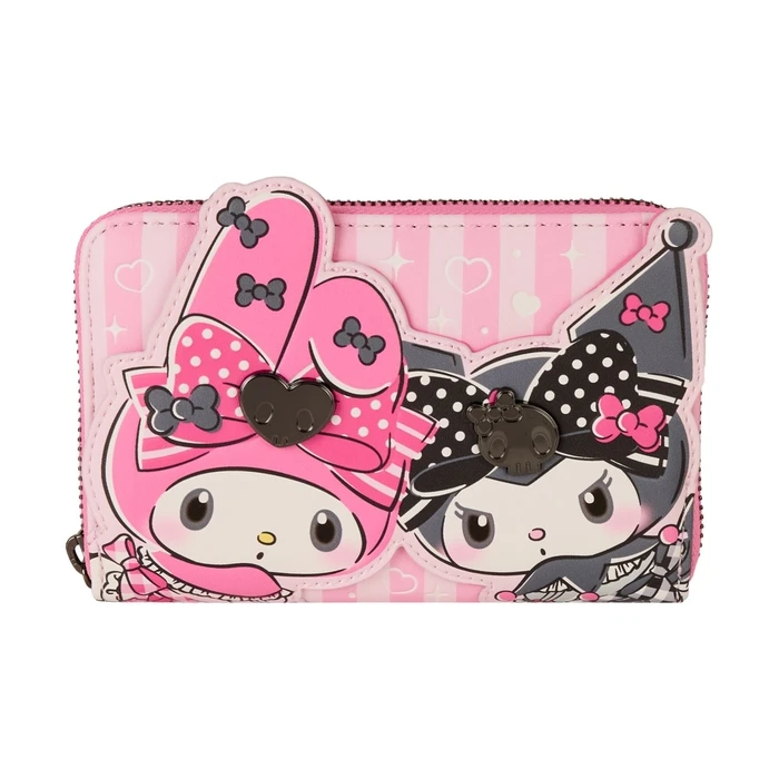 Πορτοφόλι Loungefly Sanrio: My Melody And Kuromi Zip Around (SANWA1037)