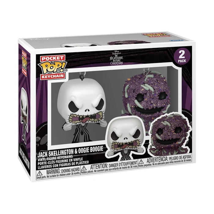 Funko Φιγούρα Κλειδοθήκη The Night Before Christmas Jack Skellington και Oogie Boogie