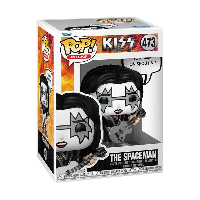 Funko Pop Rocks Kiss The Spaceman Rock Roll All Night Vinyl Figure