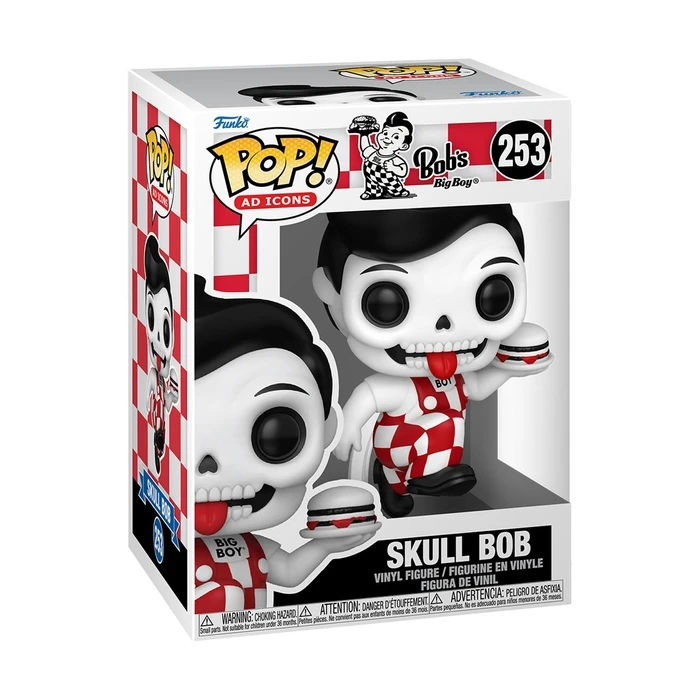 Funko Pop Ad Icons Bob's Big Boy Skull Bob Vinyl Figure