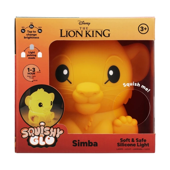 Διακοσμητικό Φωτιστικό Paladone SquishyGlo: Disney Lion King - Simba Silicone Rechargeable (PP14463LK)