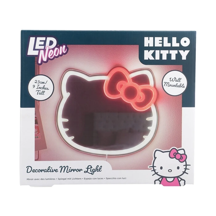 Διακοσμητικό Φωτιστικό Paladone: Hello Kitty Wall Mountable LED Neon Mirror (PP14620HKVN)