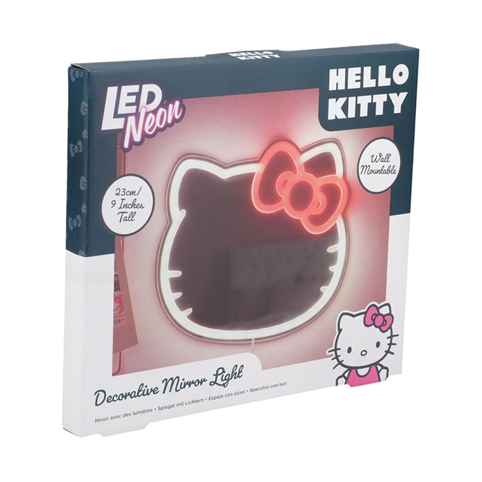 Διακοσμητικό Φωτιστικό Paladone: Hello Kitty Wall Mountable LED Neon Mirror (PP14620HKVN)