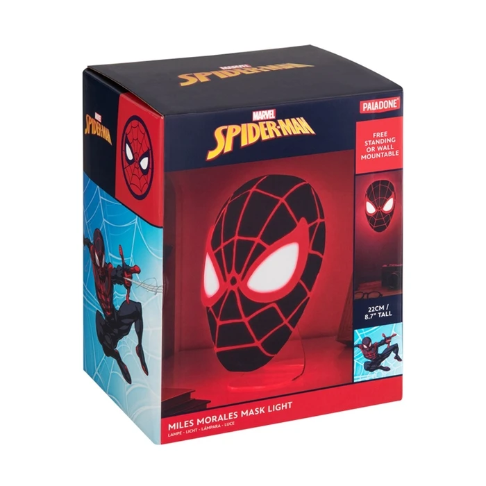Διακοσμητικό Φωτιστικό Paladone Marvel: Spider-Man - Miles Morales Mask (PP14323SPMVN)