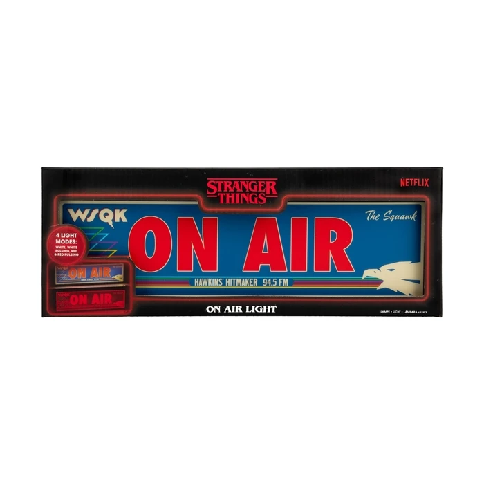 Διακοσμητικό Φωτιστικό Paladone: Stranger Things 5 - WSQK On Air (PP15078ST)