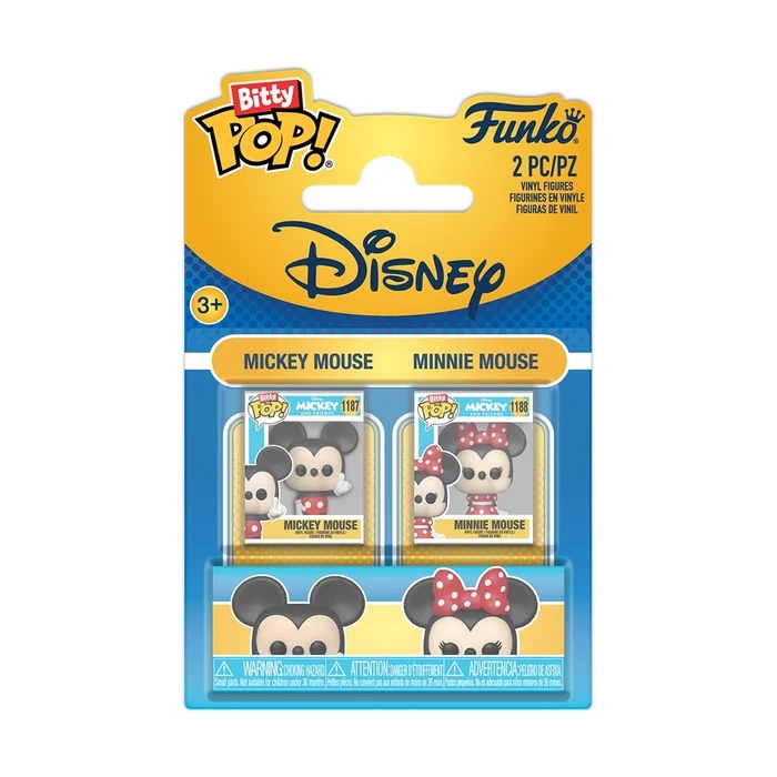 Φιγούρα Funko Bitty Pop! 2-pack: Disney - Mickey & Minnie