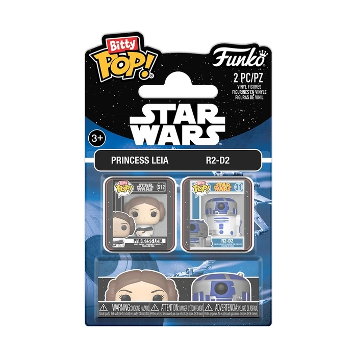 Φιγούρα Funko Bitty Pop! 2-pack Disney: Star Wars - Leia & R2D2
