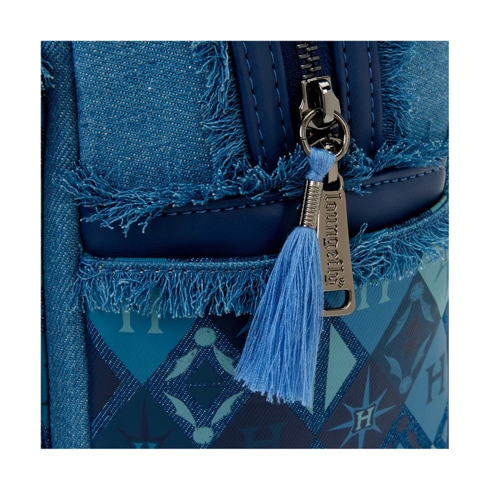 Loungefly Kids Backpack Warner Bros Harry Potter Denim Mini Blue 22.8x22.8x26.6 cm