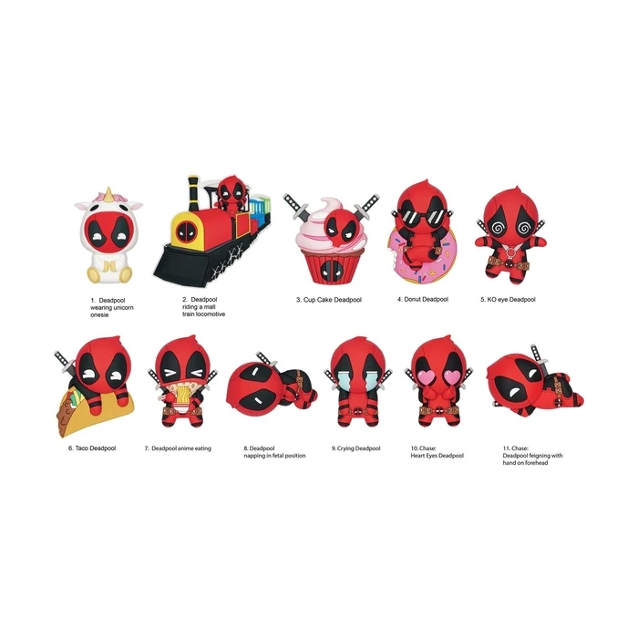 Μπρελόκ Monogram Marvel: Deadpool (Series4)
