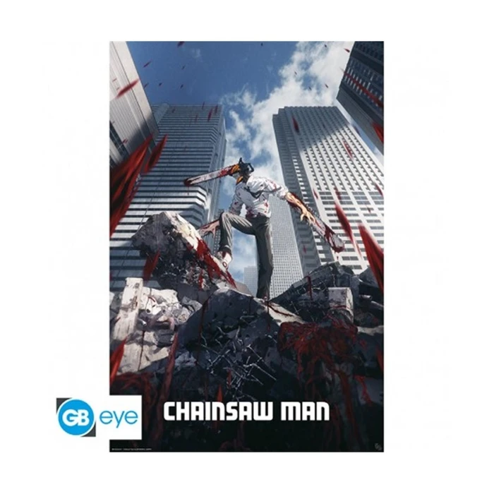 Αφίσα Chainsaw Man - Key Visual Maxi Poster 92x61 cm (Abysse / GB Eye, Κωδ. GBYDCO445)