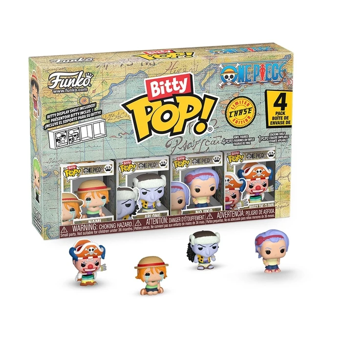 Φιγούρα Funko Bitty Pop! 4-Pack: One Piece - Nami, Arlong, Nojiko, Bitty Pop! Chase