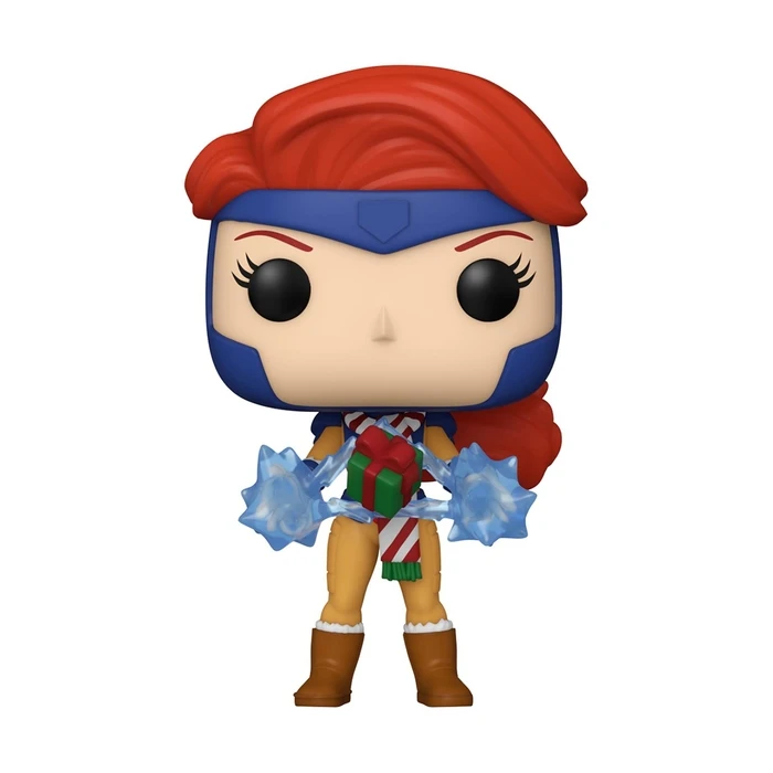 Funko Pop Marvel Jean Grey Holiday Divas Bobble Head Vinyl Figure
