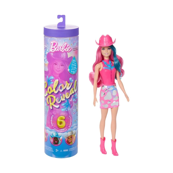 Κούκλα Mattel Barbie Color Reveal Disco Star Series (Random) (JCP01)