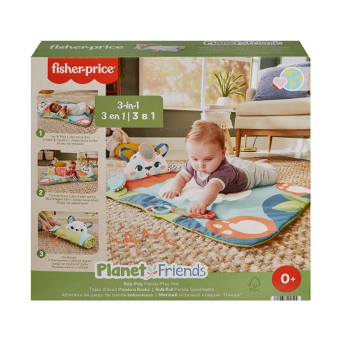 FisherPrice: Planet Friends  RolyPoly Panta Play Mat 3in1 (HKD65)