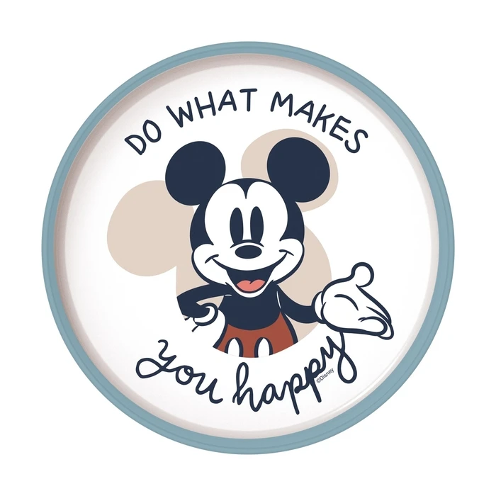 Παιδικό Πιάτο Stor Disney: Mickey Mouse Full Of Smiles - Non Slip Bicolor Premium Plate (10493)