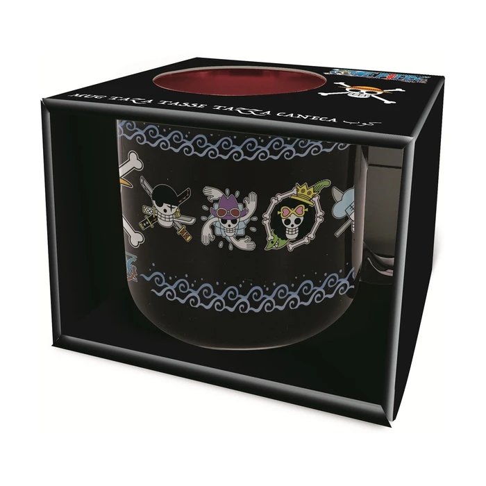 Κούπα Stor: One Piece Skulls Anime - Young Adult Breakfast In Gift Box (415ml)
