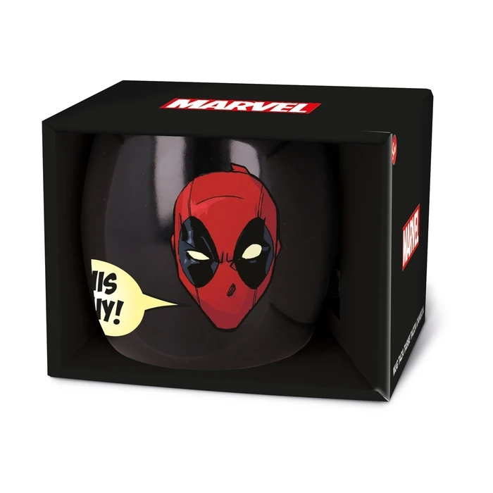 Κούπα Stor Marvel: Deadpool - Young Adult Globe In Gift Box (385ml)