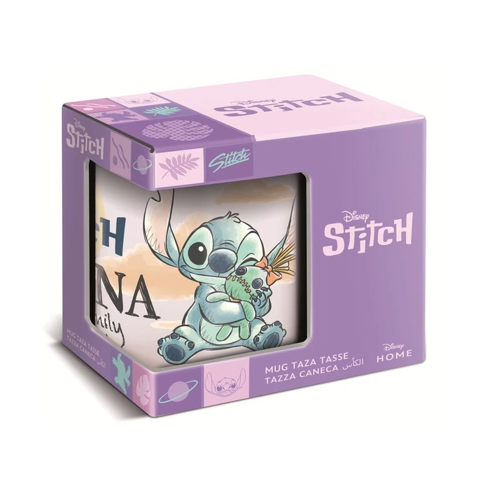 Κούπα Stor Disney: Stitch & Angel Ohana Means Family - Young Adult Ceramic In Gift Box (325ml)