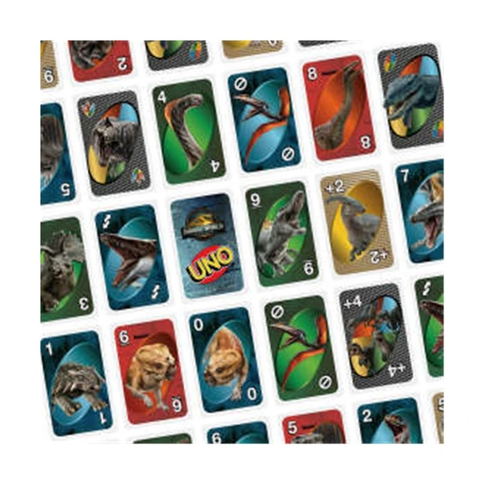 Επιτραπέζιο Παιχνίδι Mattel Uno: Jurrasic World 4 (JFT28)