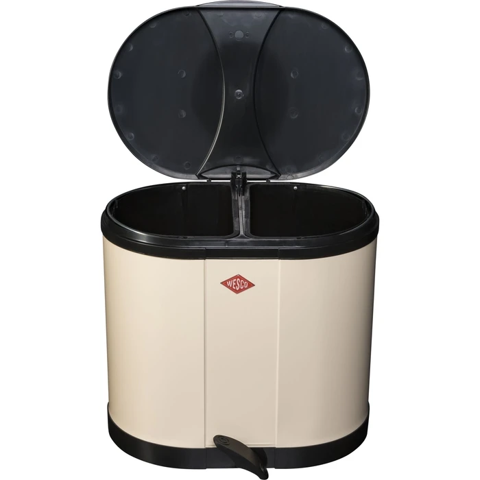 Wesco Ökosammler Beta Mandel - Eco-Double Bin 15L (Beige)