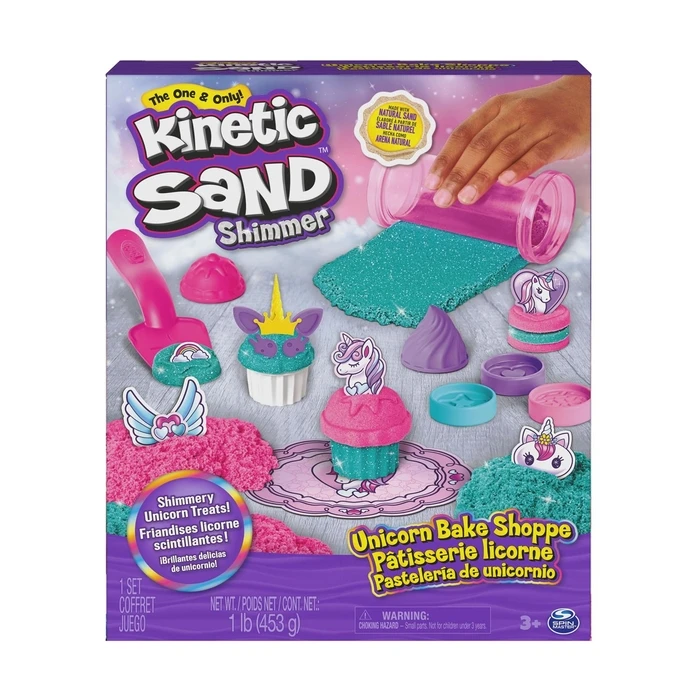 Παιχνίδι Κατασκευών Spin Master Kinetic Sand: Shimmer - Unicorn Bake Shoppe (6065201)