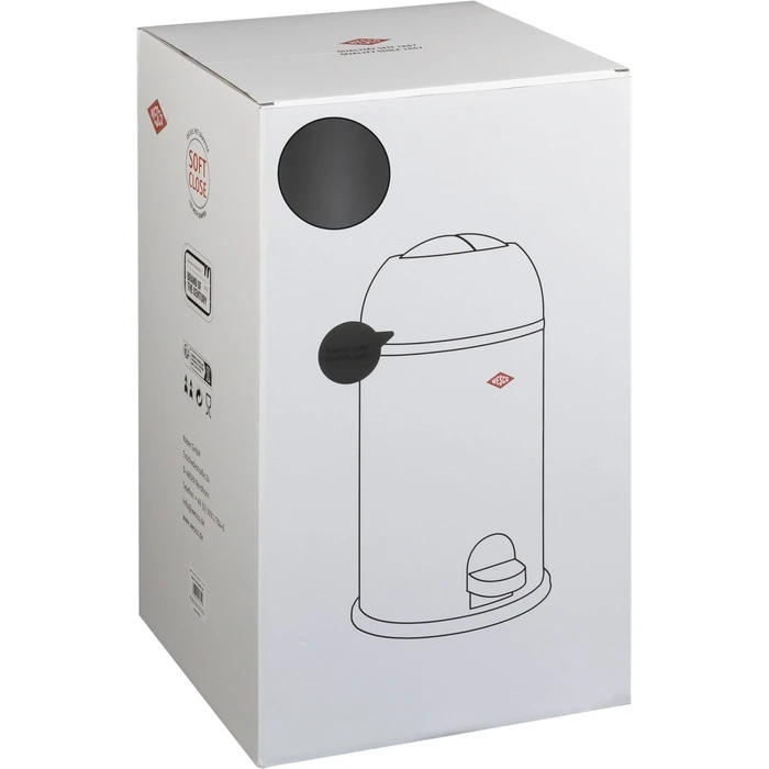 Wesco Plastic Waste Bin Grey 112766