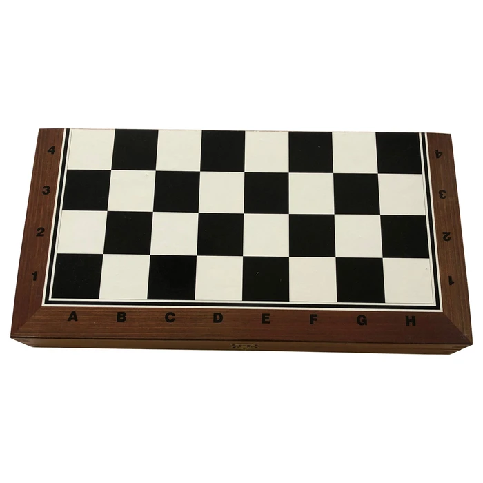 Beech Backgammon & Chess Board - Medium 38x38x5cm