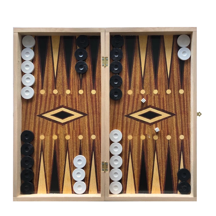 Beech Backgammon Board - Large 48x48x6 cm