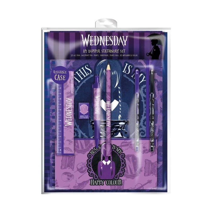 Σετ Γραφικής Ύλης Pyramid: Wednesday - Writing Time A4 Bumper Stationery Set (SR74542)