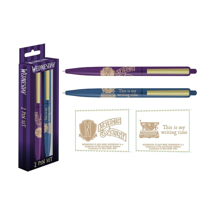 Σετ Στυλό Pyramid  Wednesday Nevermore 2 Pen Set (SR74439)