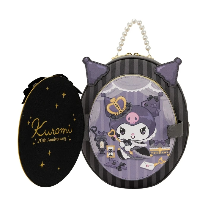 Loungefly Πλάτης Mini Backpack Sanrio Kuromi 20Th Anniversary Cameo