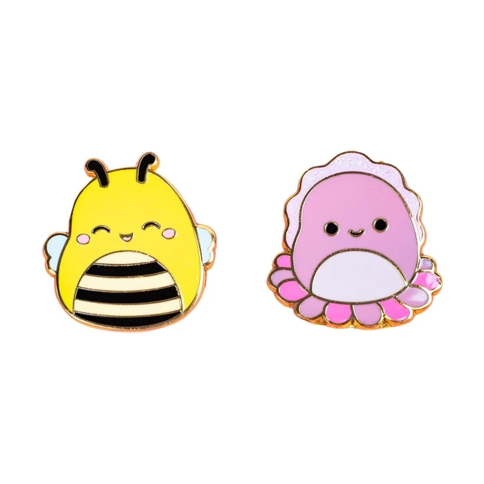 Κονκάρδες Fizz Squishmallows - Sunny & Auggie Pin Badges x 2 CDU (350162)