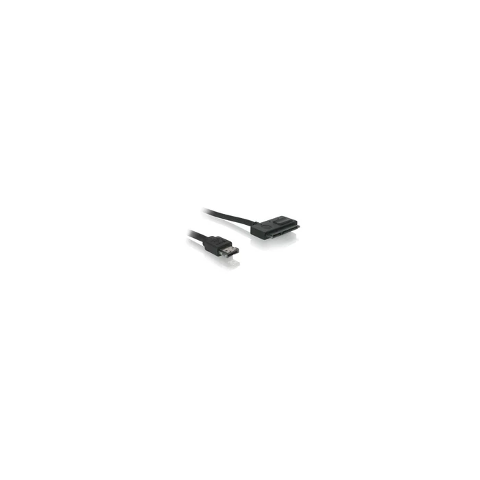 DeLock eSATA - 22-Pin SATA III 0,5 cm Μαύρο (84396)