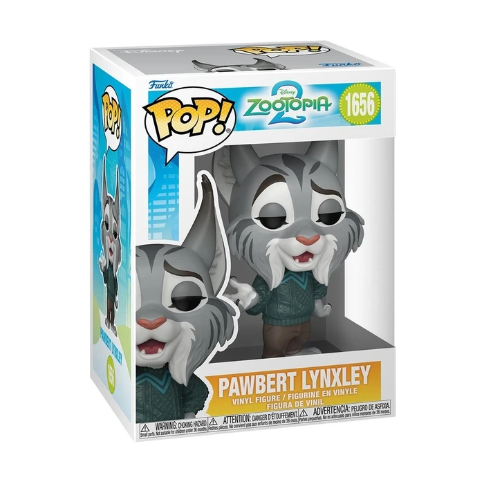 Disney Funko Pop Zootopia 2 Pawbert Lynxley Vinyl Figure