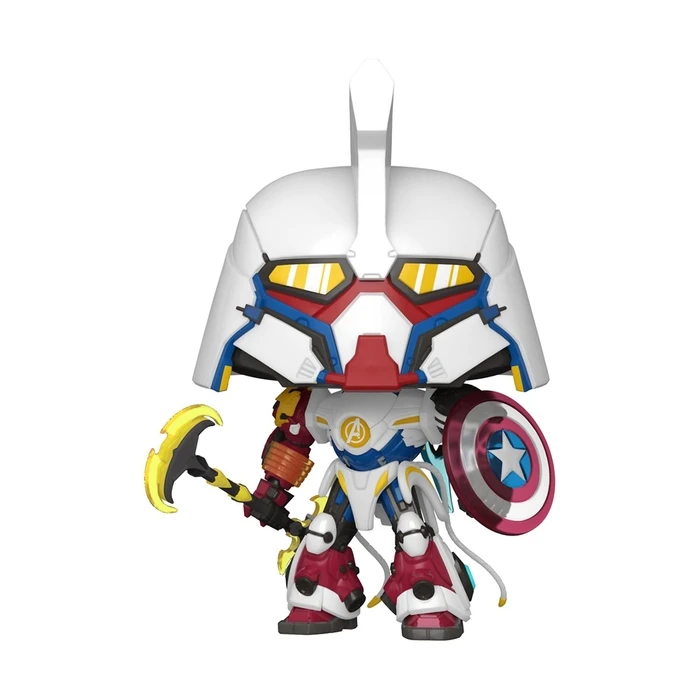 Funko Pop Super Marvel What If Avenger Mech 1570 Bobble Head Vinyl Figure 6 Inch