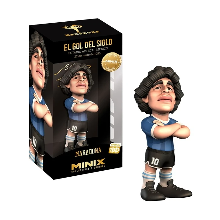 Minix Diego Maradona 12 cm Football Figurine - Collectible Statue