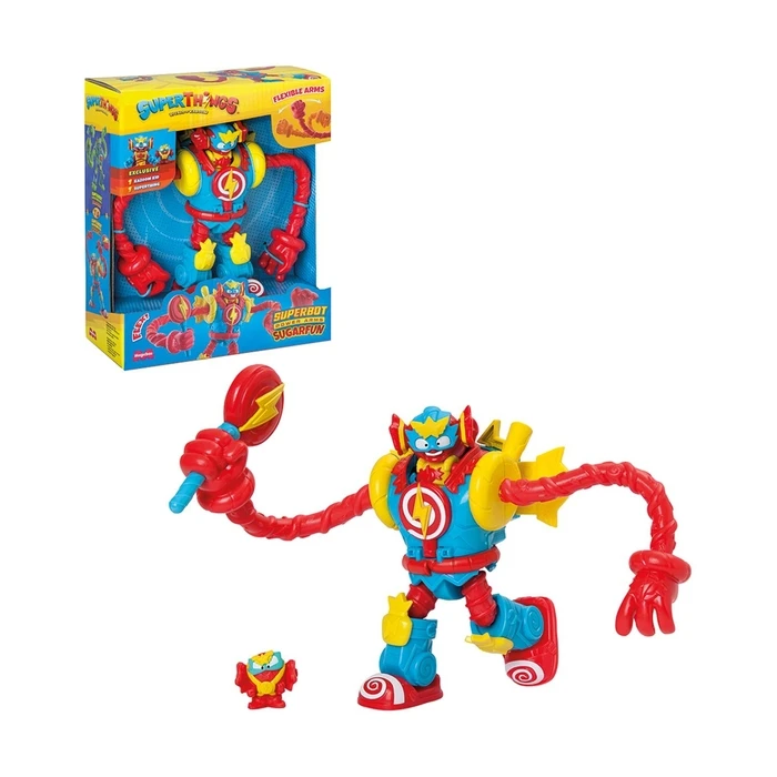 Φιγούρα Δράσης AS Superthings Rivals of Kaboom Superbot Power Arms Sugarfun Action Figure (1013-62120)