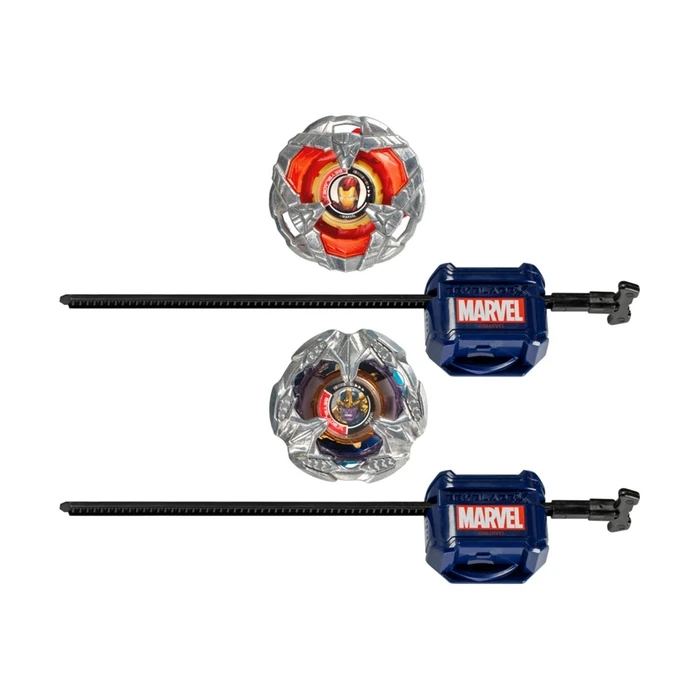 Φιγούρα Δράσης Hasbro Marvel Bey Blade X Iron Man 4-80B VS. Thanos 4-60P (G0287)