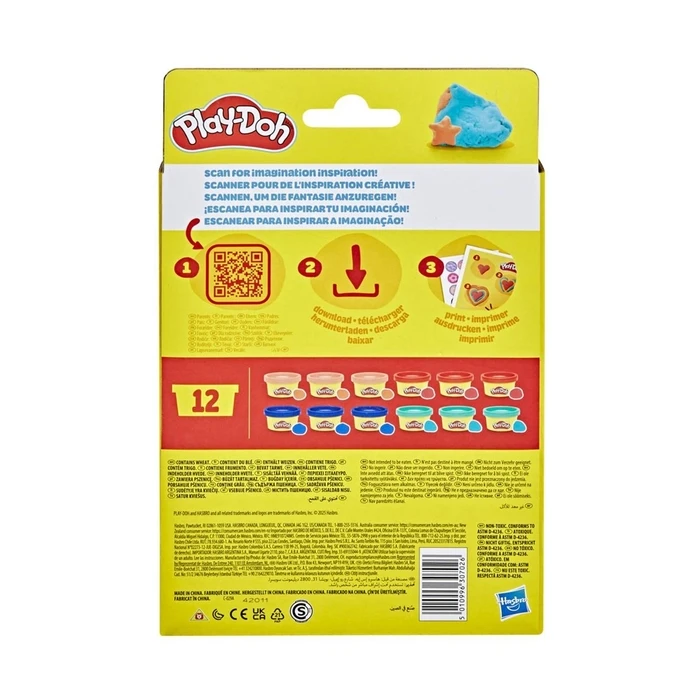 Πλαστελίνη Hasbro Play-Doh - Treats And Favors 12 Pack (G0519)