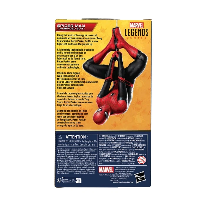Φιγούρα Δράσης Hasbro Fans Marvel Avengers Legends Series Far From Home Spider-Man (Upgraded Suit) (G0606)