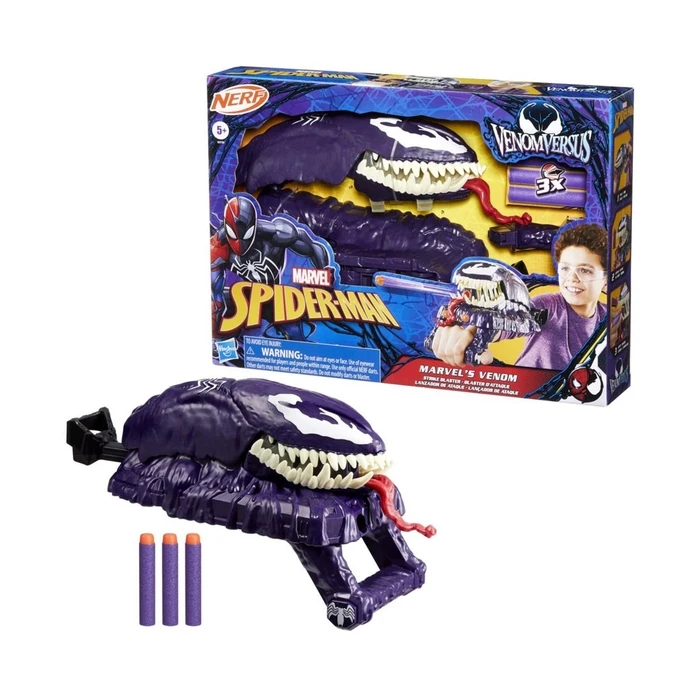 Hasbro Nerf Marvel Spider-Man: Venomversus - Marvel's Venom Strike Blaster (G0730)